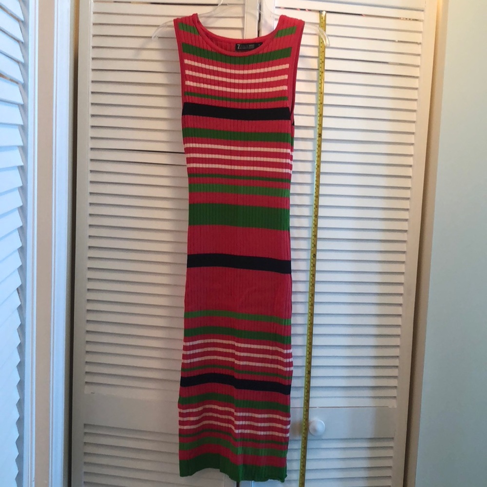Multi color stretch dress